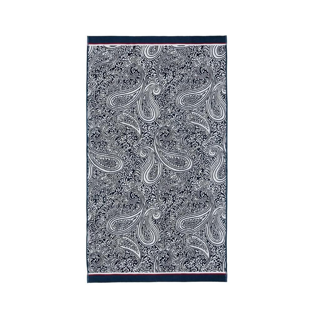 Aruni Paisley Towels by Bedeck of Belfast in Midnight Blue